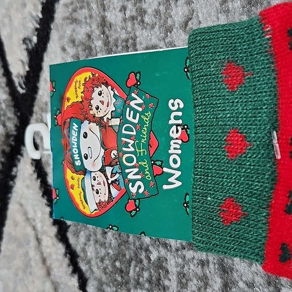 VINTAGE 1997 SNOWDEN & FRIENDS RAGGEDY ANN & ANDY THICK CREW SOCKS 9-11 - Picture 3 of 15